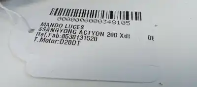 Peça sobressalente para automóvel em segunda mão comutador de luzes por ssangyong actyon 200 xdi referências oem iam 8530131520  