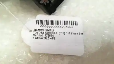 Pezzo di ricambio per auto di seconda mano comando pulito per toyota corolla (e12) 1.6 16v riferimenti oem iam 173654  