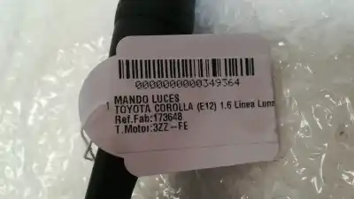 Second-hand car spare part headlights switch for toyota corolla (e12) 1.6 16v oem iam references 173648  