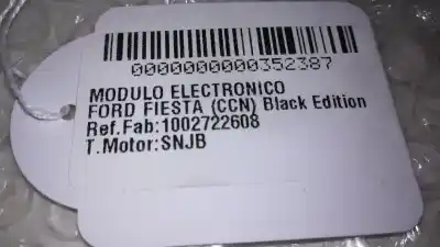 Pièce détachée automobile d'occasion module électronique pour ford fiesta (ccn) black edition références oem iam 1002722608  