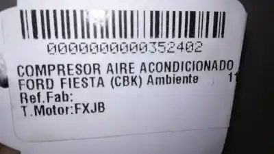 Peça sobressalente para automóvel em segunda mão condensador / radiador de ar condicionado por ford fiesta (cbk) ambiente referências oem iam   