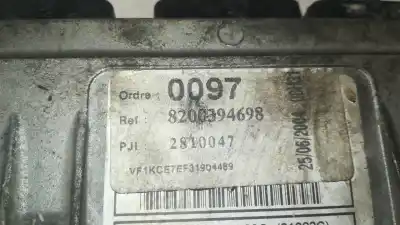 Pezzo di ricambio per auto di seconda mano centralina motore per renault kangoo (f/kc0) authentique riferimenti oem iam 8200394698  