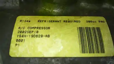 Peça sobressalente para automóvel em segunda mão compressor de ar condicionado a/a a/c por ford fiesta (cbk) ambiente referências oem iam ys4h19d629ab