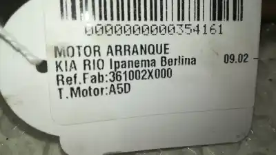 Second-hand car spare part starter motor for kia rio ipanema berlina oem iam references 361002x000