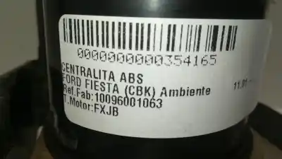 Peça sobressalente para automóvel em segunda mão Boitier De Commande De Abs por FORD FIESTA (CBK) Ambiente Referências OEM IAM 10096001063  