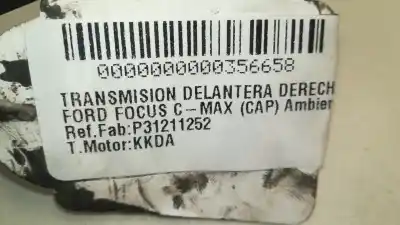 Автозапчасти б/у передняя правая трансмиссия за ford focus c-max (cap) ambiente (d) ссылки oem iam p31211252  