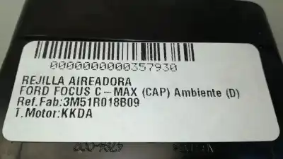 Автозапчасти б/у аэрационная решетка за ford focus c-max (cap) ambiente (d) ссылки oem iam 3m51r018b09