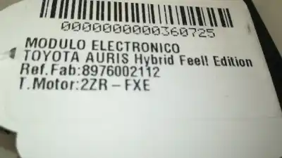Peça sobressalente para automóvel em segunda mão módulo eletrônico por toyota auris hybrid feel  edition referências oem iam 8976002112