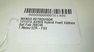 Peça sobressalente para automóvel em segunda mão comutador de espelhos retrovisores por toyota auris hybrid feel  edition referências oem iam 769746