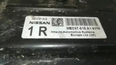 Second-hand car spare part ecu engine control for nissan note (e11e) naru edition 88 cv / 65 kw oem iam references mec37510  