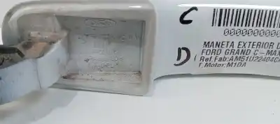 Автозапчастина б/у зовнішня ручка передня прав для ford grand c-max edition посилання на oem iam am51u22404ca  