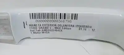 Автозапчасти б/у левая передняя наружная ручка за ford grand c-max edition ссылки oem iam am51u22404ca  