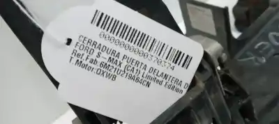Автозапчастина б/у замок передній праві двері для ford s-max (ca1) titanium (03.2010->) 140 cv / 103 kw посилання на oem iam 6m21u219a64cn  