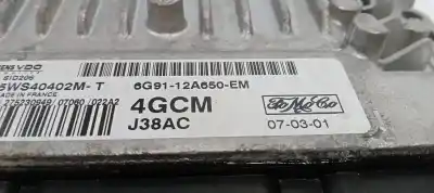Автозапчастина б/у ебу контролер двигуна для ford s-max (ca1) titanium (03.2010->) 140 cv / 103 kw посилання на oem iam 6g9112a650em  