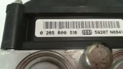 Peça sobressalente para automóvel em segunda mão abs por nissan note (e11e) naru edition 88 cv / 65 kw referências oem iam 0265800518  