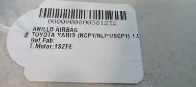 Автозапчасти б/у кольцо подушки безопасности за toyota yaris (ncp1/nlp1/scp1) 1.0 linea luna ссылки oem iam   