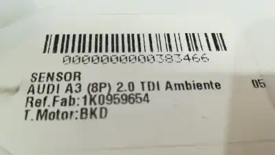 Peça sobressalente para automóvel em segunda mão sensor por audi a3 (8p1) 2.0 tdi 16v referências oem iam 1k0959654