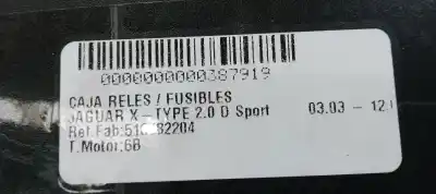 Second-hand car spare part fuse box unit for jaguar x-type 2.0 d sport [2.0 ltr. - 96 kw diesel cat] oem iam references 518882204  