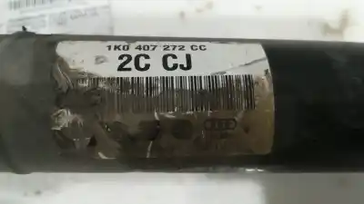 Автозапчастина б/у передня права трансмісія для volkswagen caddy ka/kb (2k) furg. 69 cv / 51 kw посилання на oem iam 1k0407272cc  