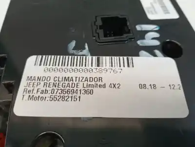 Автозапчастина б/у клімат-контроль для jeep renegade limited 4x2 посилання на oem iam 07356941360  
