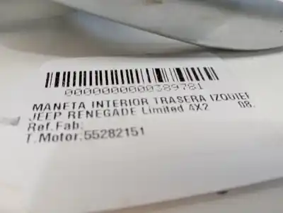 Автозапчасти б/у левая задняя внутренняя ручка за jeep renegade limited 4x2 ссылки oem iam   