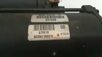 Second-hand car spare part starter motor for ford s-max (ca1) titanium (03.2010->) 140 cv / 103 kw oem iam references 6g9n11000fa