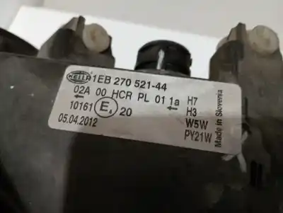 Second-hand car spare part right headlight for lancia ypsilon (101) 1.4 16v oro (10.2006->) oem iam references 1eb270521-44  