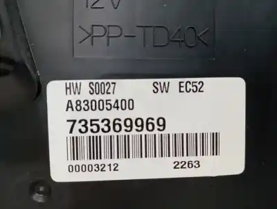 Second-hand car spare part climate control for lancia ypsilon (101) 1.4 16v oro (10.2006->) oem iam references a83005400  