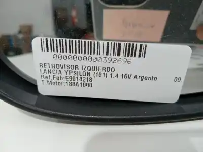 Peça sobressalente para automóvel em segunda mão espelho retrovisor esquerdo por lancia ypsilon (101) 1.4 16v oro (10.2006->) referências oem iam e9014218  