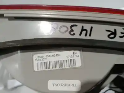 Second-hand car spare part interior rear right light for ford focus lim. (cb8) ambiente oem iam references bm5113a602b  