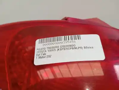 Автозапчасти б/у левый задний фонарь за toyota yaris (ksp9/scp9/nlp9) básico ссылки oem iam   