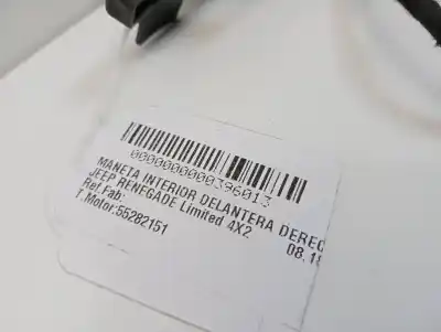 Second-hand car spare part interior right front handle for jeep renegade limited 4x2 oem iam references 