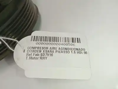 Автозапчасти б/у компрессор кондиционера воздуха за citroen xsara picasso (n68) 2.0 hdi ссылки oem iam sd7v16   Автозапчасти б/у компрессор кондиционера воздуха за citroen xsara picasso (n68) 2.0 hdi ссылки oem iam sd7v16