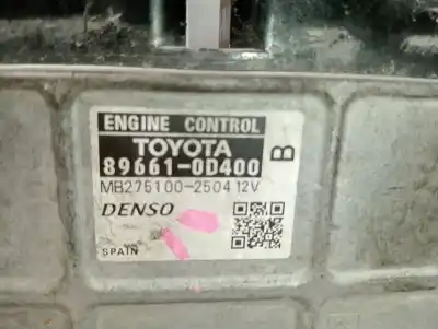 Second-hand car spare part ecu engine control for toyota yaris (ncp1/nlp1/scp1) 1.3 expo oem iam references 89661-0d400