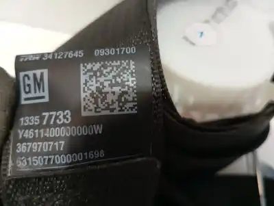 Peça sobressalente para automóvel em segunda mão cinto de segurança dianteiro direito por opel adam (m13) 1.4 referências oem iam 34127645  