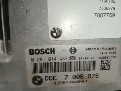 Second-hand car spare part ecu engine control for bmw x5 (e70) 3.0d oem iam references 0281014437  