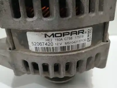 Second-hand car spare part alternator for jeep renegade limited 4x2 oem iam references 52067420