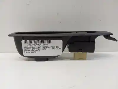 Peça sobressalente para automóvel em segunda mão botão / interruptor elevador vidro traseiro esquerdo por renault captur adventure referências oem iam 829614619r  