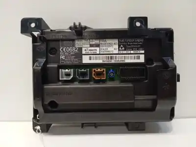 Second-hand car spare part multifunction display for renault captur adventure oem iam references 00134379  