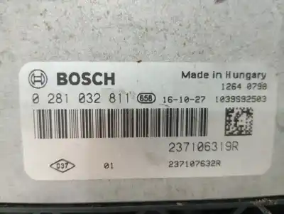 Автозапчастина б/у ебу контролер двигуна для dacia dokker sl eficacia посилання на oem iam 237106319r  