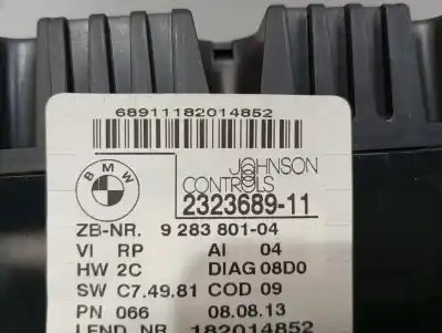 Peça sobressalente para automóvel em segunda mão quadrante por bmw serie 1 coupe (e82) 118d referências oem iam 232368911  