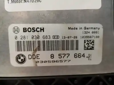 Peça sobressalente para automóvel em segunda mão centralina de motor uce por bmw serie 1 coupe (e82) 118d referências oem iam 0281030683  