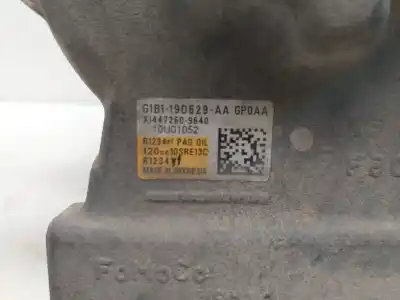 Peça sobressalente para automóvel em segunda mão compressor de ar condicionado a/a a/c por ford ka+ active referências oem iam g1b1-19d629-aa  