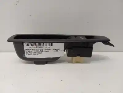 Peça sobressalente para automóvel em segunda mão botão / interruptor elevador vidro traseiro direito por renault clio iv dynamique referências oem iam 829614619r  