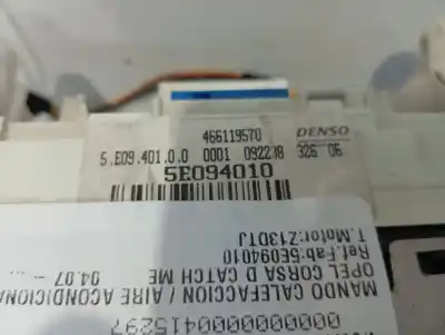 Pezzo di ricambio per auto di seconda mano controllo riscaldamento / aria condizionata per opel corsa d catch me riferimenti oem iam 5e094010  