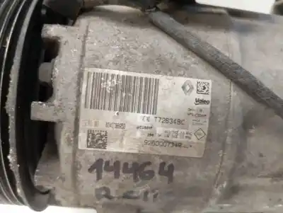 Peça sobressalente para automóvel em segunda mão compressor de ar condicionado a/a a/c por renault clio iv dynamique referências oem iam 926000734r  