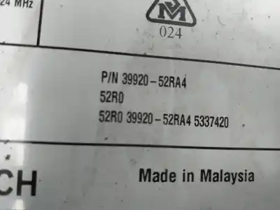 Pezzo di ricambio per auto di seconda mano display multifunzione per suzuki swift (az) basic riferimenti oem iam 52r0 39920  