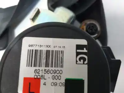 Peça sobressalente para automóvel em segunda mão cinto de segurança dianteiro esquerdo por citroen c4 picasso attraction referências oem iam 96771311xx  
