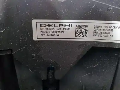 Second-hand car spare part steering wheel for citroen c4 picasso attraction oem iam references 98096593zd  