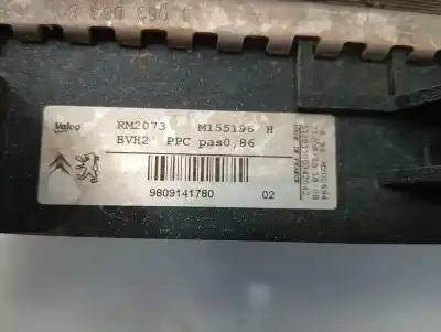 Second-hand car spare part water radiator for citroen c4 picasso attraction oem iam references 9809141780
